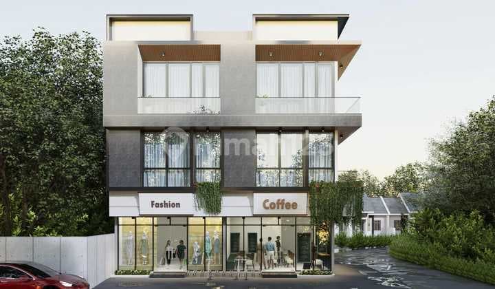 Ruko Raya Dukuh Kupang Timur I - main road in front of the Park