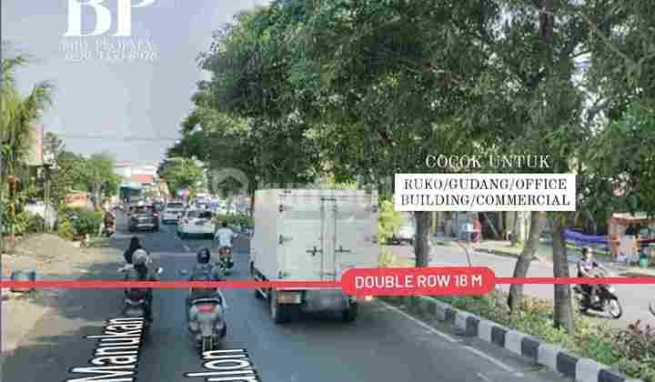 Tanah Komersial Raya Manukan Kulon