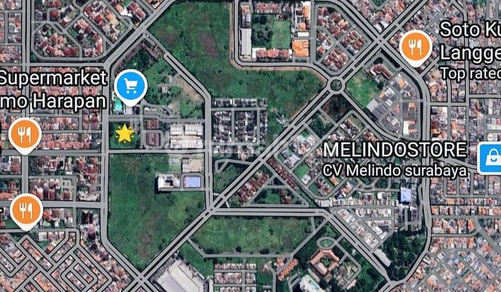 Lahan Komersial Darmo Harapan Dekat Hokky