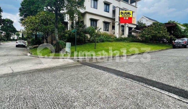 Rumah Hoek 3 Lantai Bagus View Gunung Di Cluster Di Sentul City