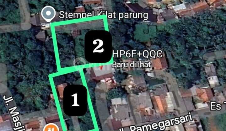 Dijual Tanah Murah Harga Njop Di Pamegarsari Parung