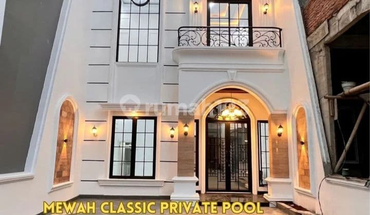 Rumah Mewah Modern Classic ada Kolam Renang Di Jagakarsa JakSel