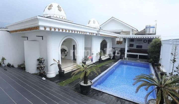 4-Story Villa with Rooftop, Private Pool, and FULLY Furnished in Bandung. CHEAPEST