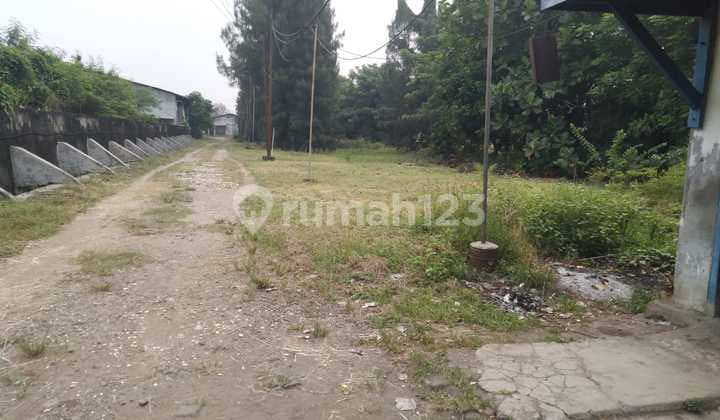 Lahan Kosong 2 Ha Lokasi Strategis di Pinggir Jalan Kota Tangerang, Banten