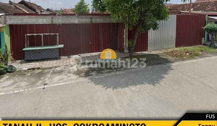 Tanah Luas dan Strategis HOS Cokroaminoto Sragen