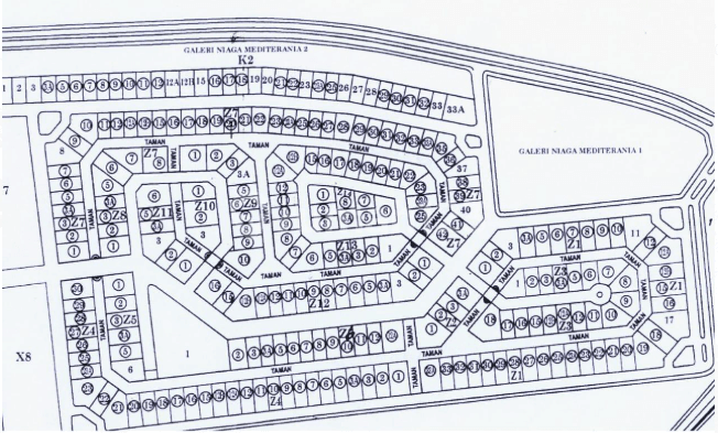 Kavling Cluster Elit Pantai Indah Kapuk Pik1 Mediterania Resort Hadap Selatan