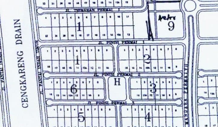 Kavling Pantai Indah Kapuk Pik1 Luas 560 Meter Hadap Utara Posisi Badan Cluster Phinisi Permai