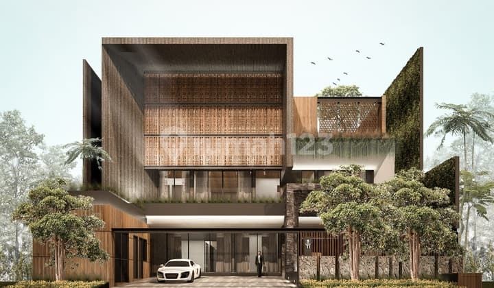 House for Sale in PIK Tropical Style, 600m2 Brand New, Renowned Interior with Private Pool in North Jakarta