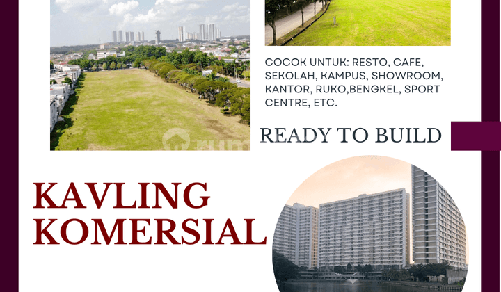 Tanah Komersial Dekat Sekolah dan Perumahan di Lippo Cikarang
