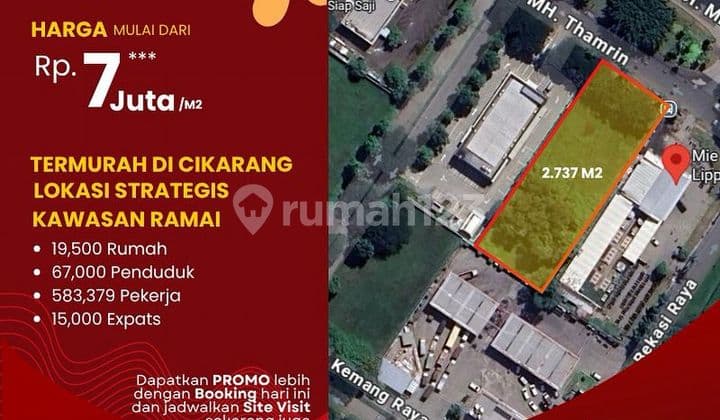 KAVLING KOMERSIAL UNTUK BISNIS FNB DI LIPPO CIKARANG