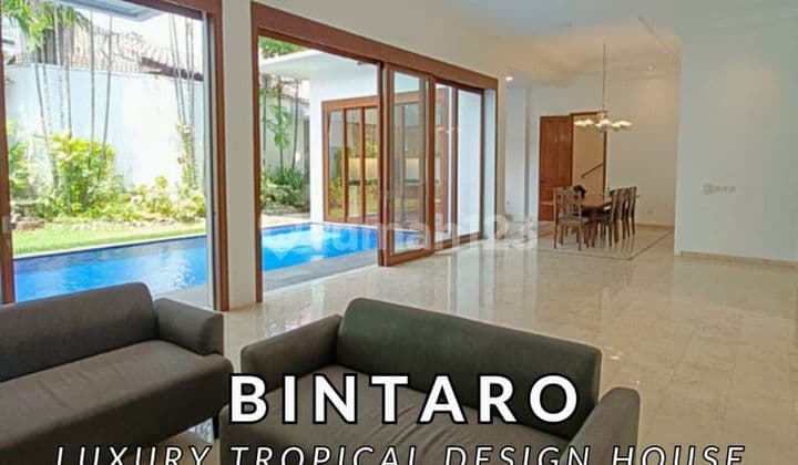 Luxury Tropical Design House For Sale Ready to Occupy in Bintaro