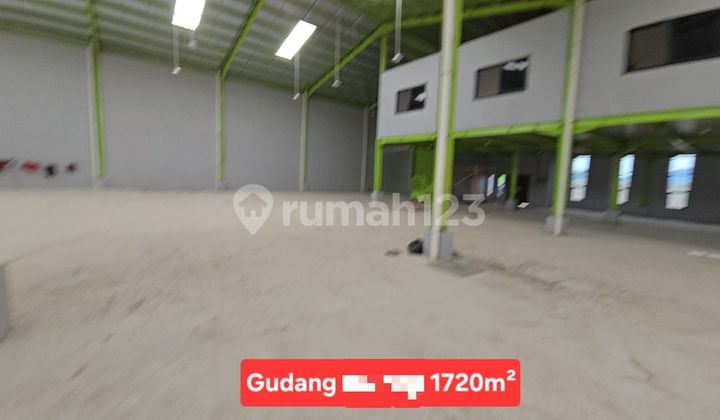 Disewakan Gudang Strategis di Bitung 1.720M²
