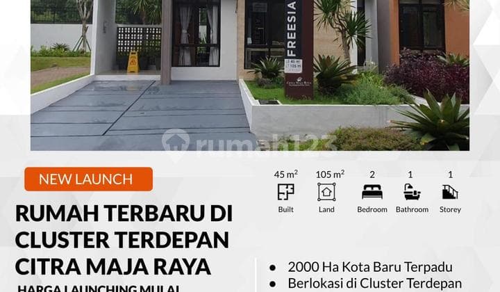 Rumah Terbaru Cluster Terdepan Di Citra Maja Raya