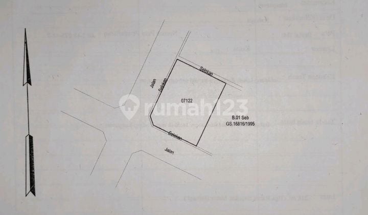 Dijual kavling perumahan sanggar hurip