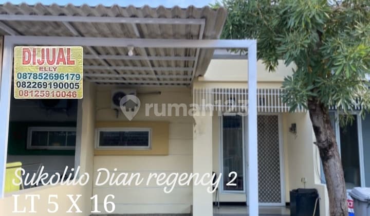 Dijual Rumah 1 Lantai Sukolilo Dian Regency 2