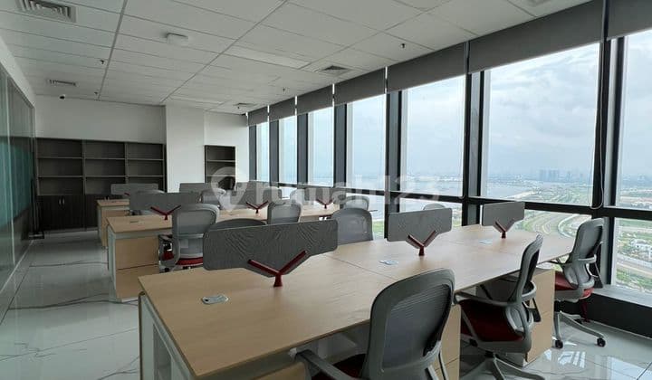 Disewa Office Pik2 Uk 80M2 Sampai 500M2 Full Furnished Include Maintenance ,Air , Listrik