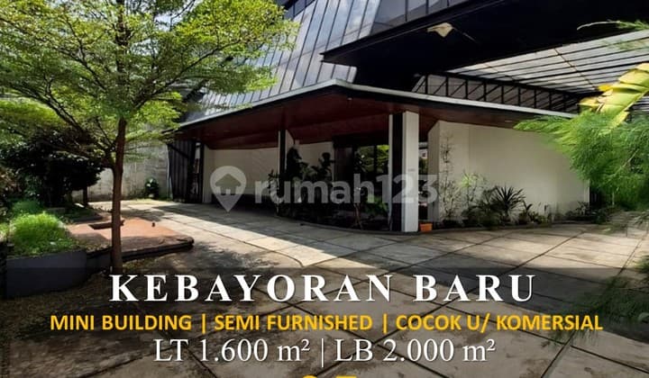 Dijual Mini Building Semi Furnished di Kebayoran Baru