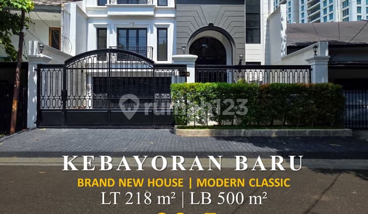 For Sale Classic Modern 3-Story House in Kebayoran Baru