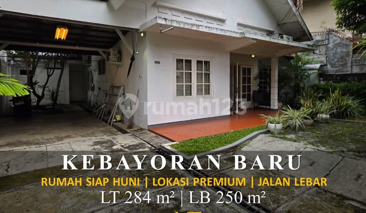 Dijual Rumah Siap Huni di Kebayoran Baru