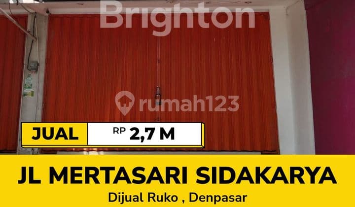 Jual Ruko Strategis Mertasari Sidakarya Denpsar