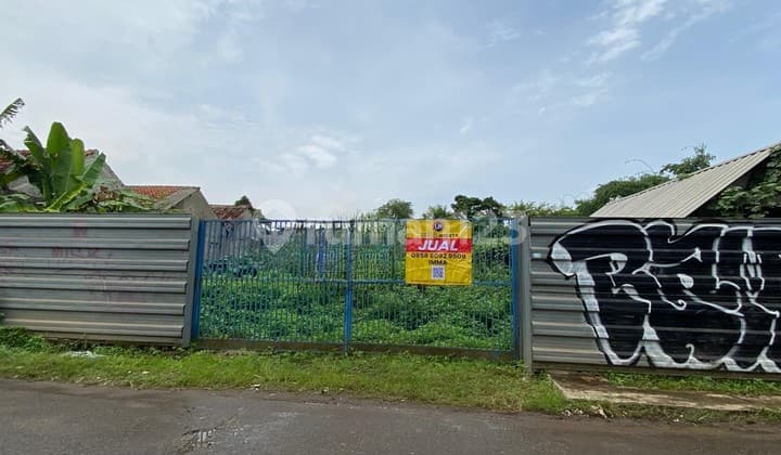 Dijual Tanah Jalan Raya Setu, Luas 1,375M2, SHM, Siap Bangun, Cocok untuk Dijadikan Gudang Logistik, Workshop, Maupun Tempat Usaha, 3Km Dari Tol Burangkeng Setu Bekasi