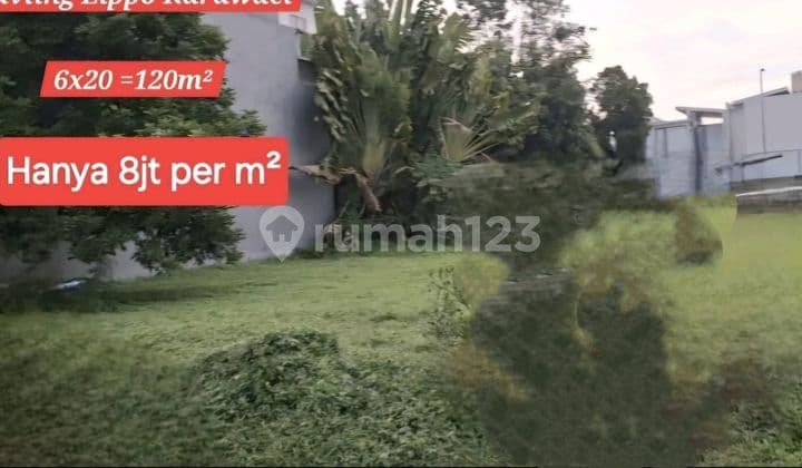 Termurah!! Kavling Lippo Karawaci Hanya 8juta/m²