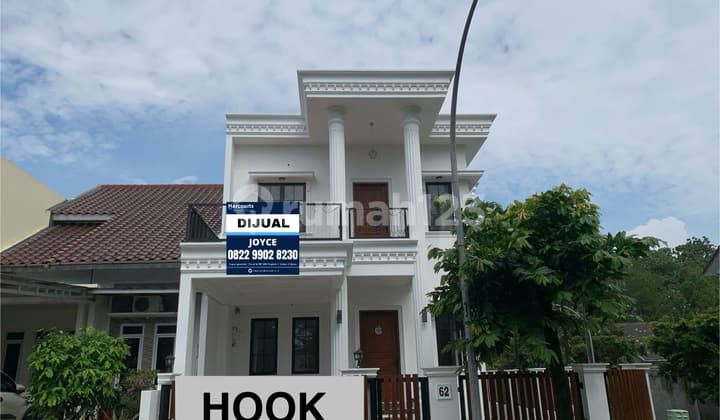 Rumah Mewah. 2 Lantai. Hoek. Siap Huni. Di Sentul City