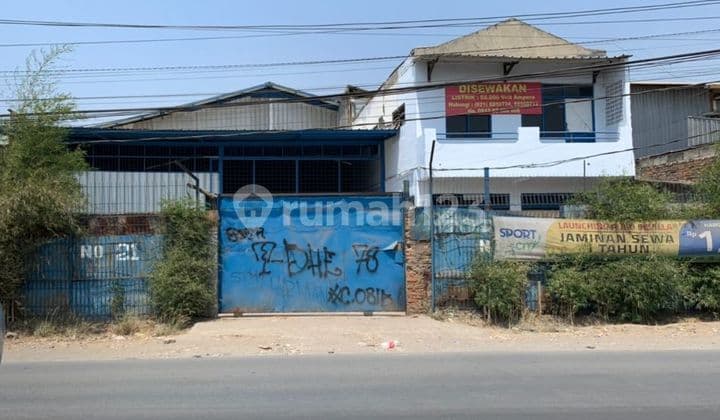 Gudang dan Ruko 2 lantai di Jalan Raya Cibarusah Cikarang, Bekasi