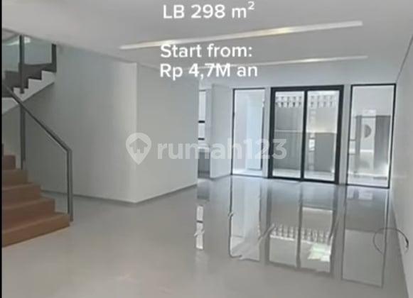 Rumah Baru Mewah Baru Kuldesak Dengankolam Renang di Setraduta