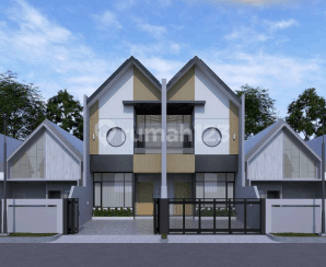 Rumah 2 Lantai Baru Unfurnished SHM Gaya Scandinavian Jepang di Mekar Wangi, Bandung