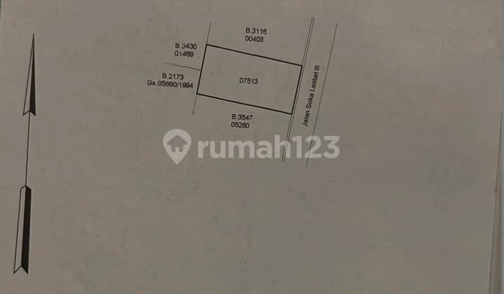 Tanah di Komplek Lebak Lestari Indah, Jl. Soka Lestari Iii Blok F No. 32, Lebak Bulus, Cilandak, Kota Jakarta Selatan, Dki Jakarta, Indonesia, 12440, Lebak Bulus