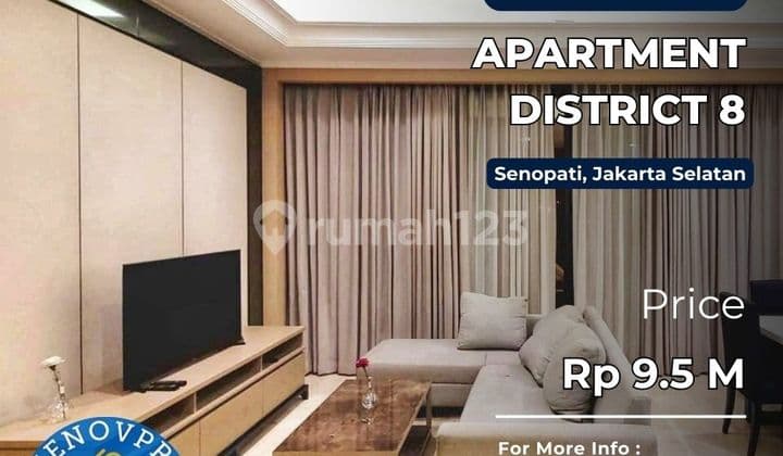 TURUN HARGA DIJUAL Apartment District 8 Unit 2+1 BR