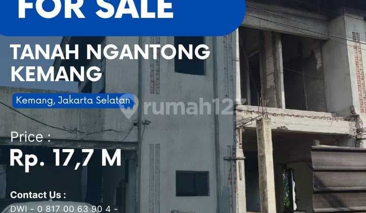 Dijual Cepat Tanah NGANTONG di Kemang, Jaksel HARGA NJOP