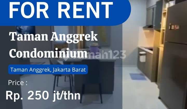 For Rent Best Unit 3+1BR Full Furnish Renov High Fl Taman Anggrek