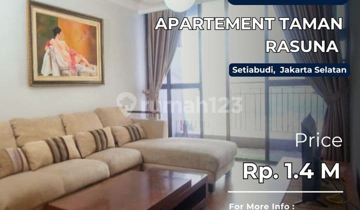 Turun Harga Taman Rasuna Unit 2+1BR Pool View Hadap Timur