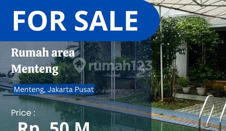 Dijual Rumah Siap Huni di Menteng Lokasi Strategis bisa Unt Usaha