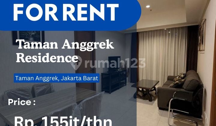 Brand New Taman Anggrek Residence Unit 2+1Br Full Furni