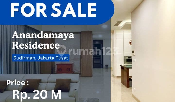 Dijual Cepat Anandamaya Residence Best Unit 3+1Br City View