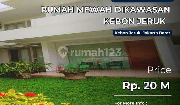 Turun Harga Rumah Mewah Intercon 2 Lantai Hadap Selatan