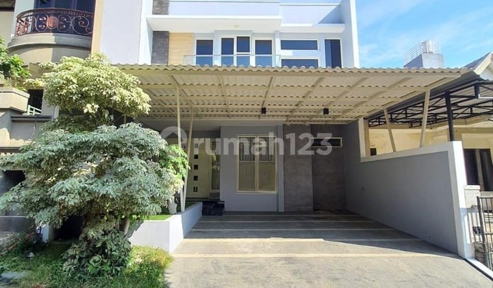 Rumah Murah 2 Lantai Minimalis Semi Furnished Siap Huni Dekat Gwalk Di International Village Citraland Utama Surabaya Barat