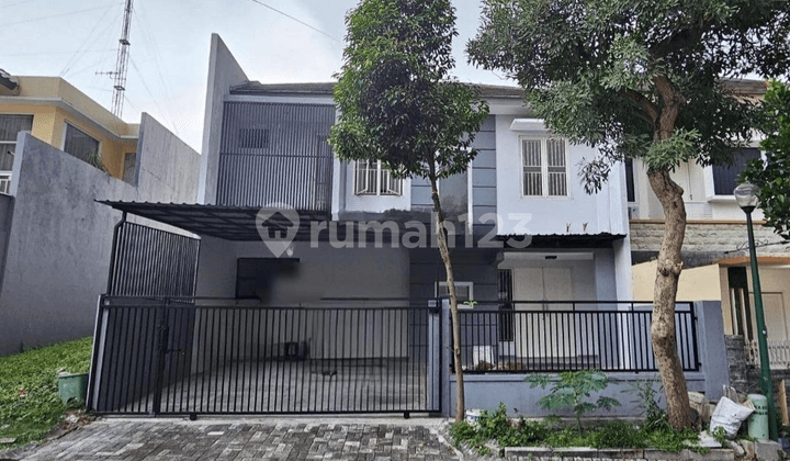 Rumah Murah 2 Lantai Minimalis Semi Furnished Dekat Pasar Modern Di Taman Puspa Raya Citraland Utama Surabaya Barat
