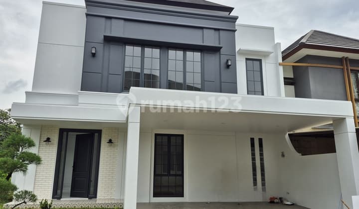 Rumah Desain Modern 2 Lantai 4Br Siap Huni di Nusa Loka BSD City