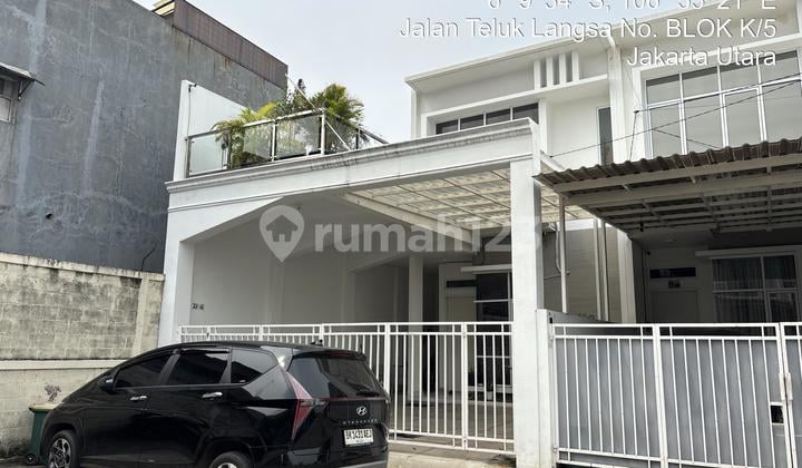 Dijual Cepat Rumah Cantik Terawat 2 Lantai SHM di Komplek Pelindo Sukapura Cilincing Jakarta Utara