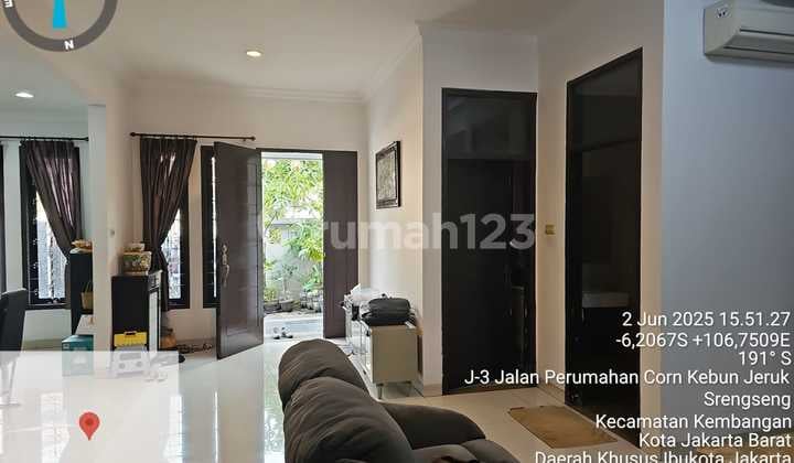 Dijual Cepat Rumah Cantik Murah SHM di Komplek Intercon Kebon Jeruk Srengseng Jakarta Barat