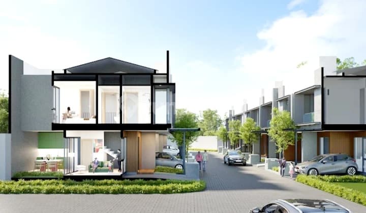 Rumah Mungil Baru Bebas Banjir Strategis Taman Aries Kembangan