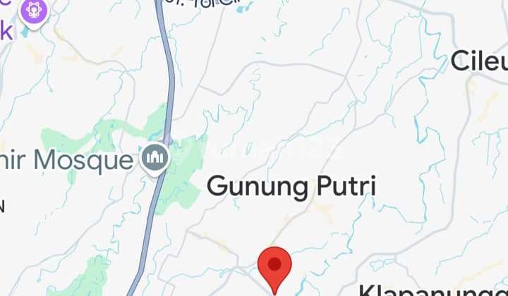 Tanah di Tlajung Kawasan Industri Gunung Putri Bogor