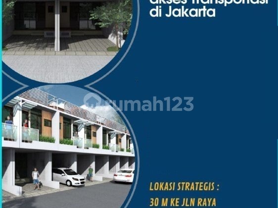 Rumah Cluster Dijual Dekat LRT Ciracas, Kampung Rambutan & Tol Jorr - Lokasi Strategis Jakarta Timur