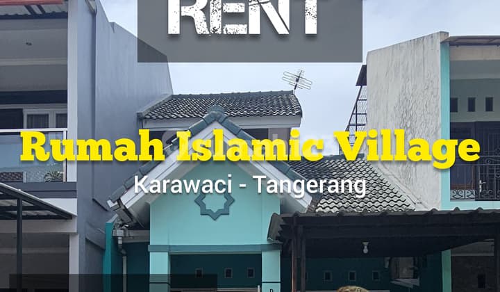Disewakan Rumah Apik Siap Huni 2 Bedroom di Komplek Islami Lokasi Strategis Dekat Akses Tol