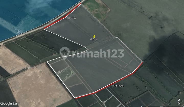 Lahan Zona Industri Lokasi Kaliwungu,Kendal Luas 10 Ha