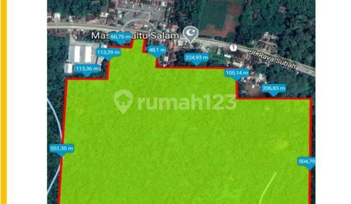 Lahan Zona Industri Lokasi Banyuputih,Batang Luas 50 Ha
